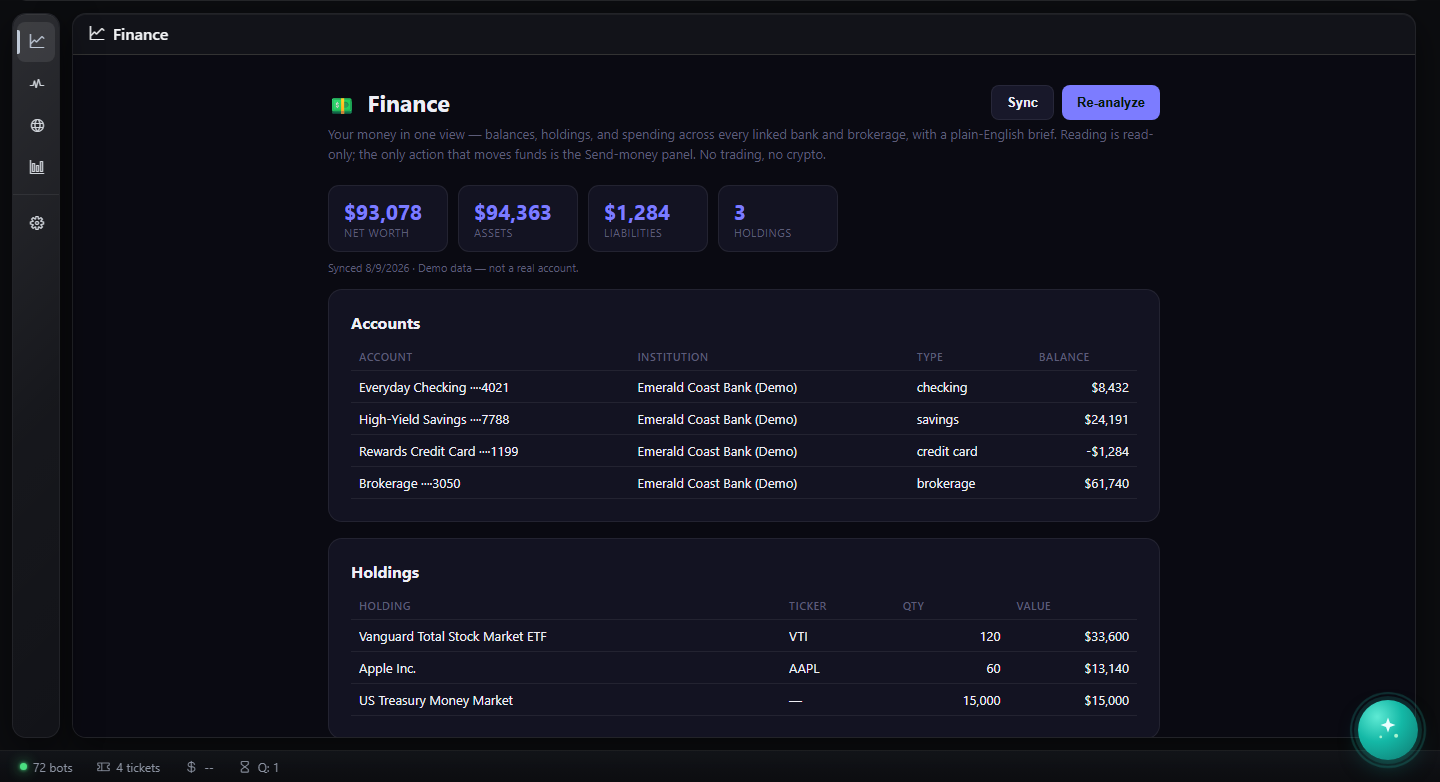 The Finance app